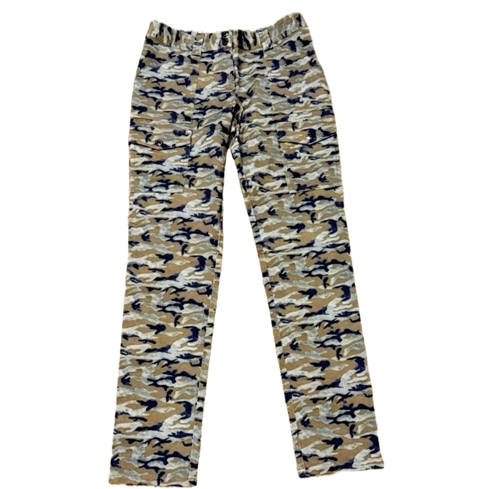 👖✈️ ANATOMIE Karo Camo Cargo‎ Pant Slim Tapered Ankle Travel Brown | XS | MINT
